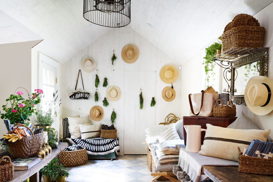 Millie Lottie Etta Food & Picnic Tote at goop MRKT in Amagansett, Photo Architctural Digest