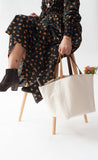 Branch Market & Picnic Tote | Medium  (2 layers of 18 oz canvas NO thermal lining)