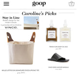 Eva Signature Wine & Picnic Tote on Pick List for Design Director of VINCE.